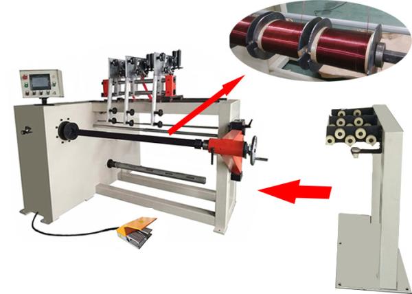 Cheap Three Head Copper Wire Automatic Coil Winding Machine With PLC Control System for sale