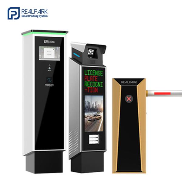 Cheap LPR Parking Controller With 5mp LCD LPR Camera , License Plate Recognition Gate Opener for sale