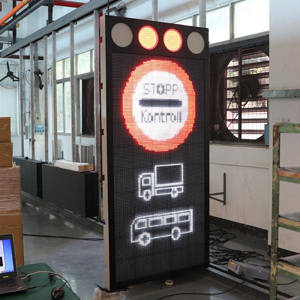Cheap 25mm Digital Motorway VMS Signs Traffic Safety Information Display for sale