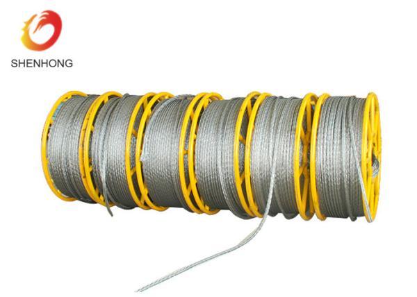 Cheap 12 Strands Anti Twisting Steel Wire Rope , Galvanized Hexagonal Wire Rope Wire Pilot Rope for sale