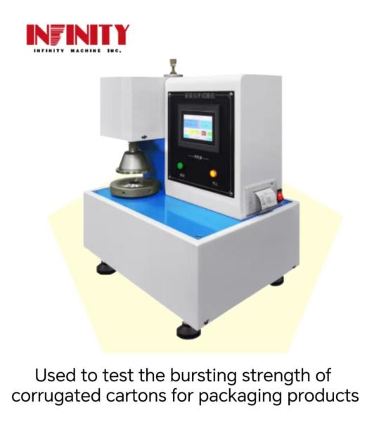Cheap LCD Digital Display Fully Automatic Packaged Products Rupture Strength Testing Machine for sale