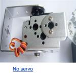 DIY Robot Kit Aluminum 2 DOF Robot Arm , Digital Metal Gear Servo For Arduino