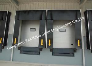 China Commercial  PVC Loading Dock Doors With Folding Rubber Seal For Logistic Unloading Platform Use on sale