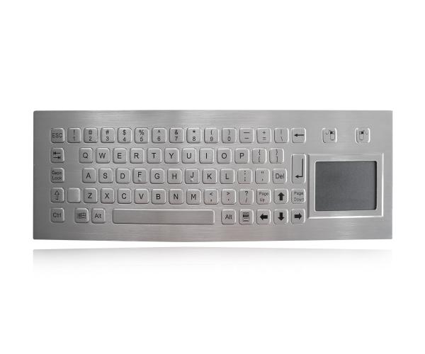 Cheap Explosion Proof 68 Keys Stainless Steel Keyboard With Ruggedized Touchpad for sale
