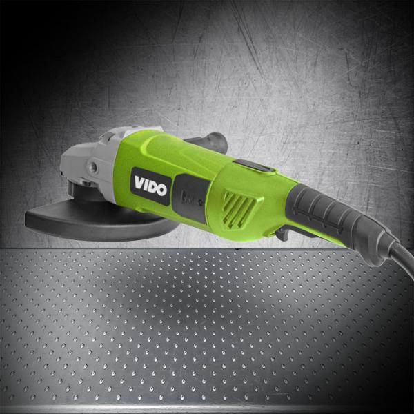 Cheap VIDO 9 Inch 2600W Angle Grinder And Polisher，It comes with long rotary handle (90° right &left) for sale