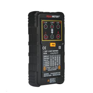 China Three Phase Motor Phase Rotation Tester Indicator 120V - 400V AC Operating Voltage Range on sale