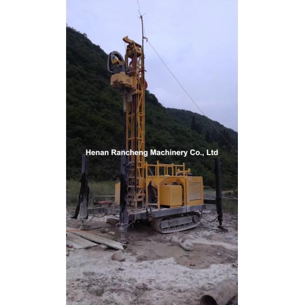 Crawler Mounted RC Drilling Rig 150m / 200m / 300m Depth 110 - 250mm Drilling Dia