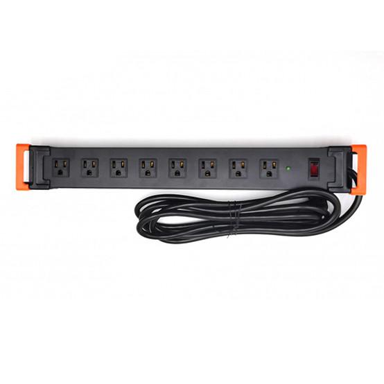 Cheap 8 Outlet America Type PDU Extension Socket With Switch, 300 Joules Overload Protector for sale