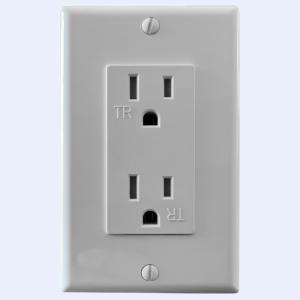 China Kids Protection Prefab 1 Gang Wall Switch With Socket Plug 14AWG Wire Fix on sale