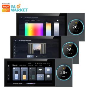 Best Glomarket Tuya Wifi Smart 6 Inch Control Panel Multi-Function Built In Zigbee Gateway Smart Home Controller Smart Host wholesale
