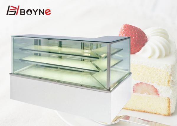Cheap 2 Layer L Type Cake Display Case Refrigeration Socep Compressor for sale
