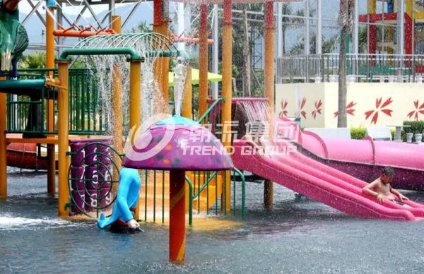 Colorful Carp Spray Park Equipment / Kids' Water Playground