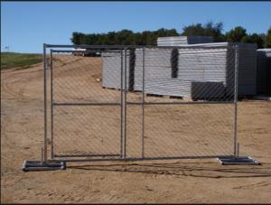 PVC Coated Temporary Construction Fence Panels Temporary Fencing For Building Sites