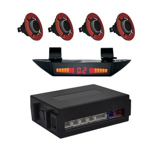 China Radar Truck Parking Sensors RISC 12VDC Adhesive Wireless Curb Sensor Smooth Design on sale
