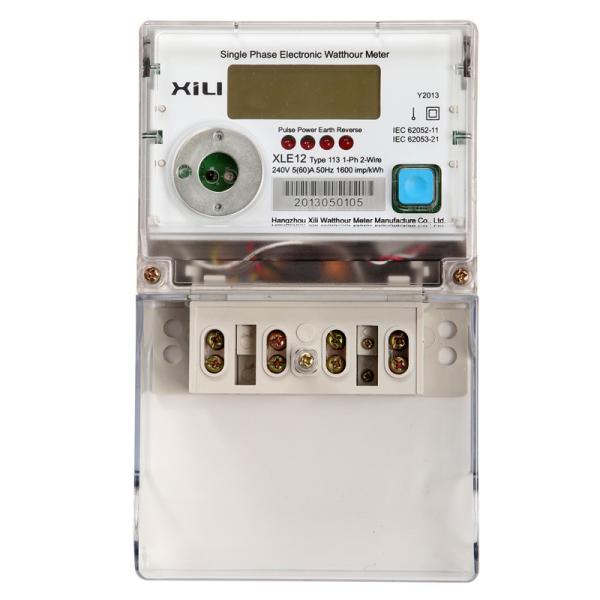 Cheap Multifunction Single Phase Energy Meter with Remote Meter Reading Systems for sale