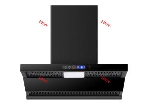 CQC Certificated Side Suction Cooker Hood Integrated Extractor Hood 90cm