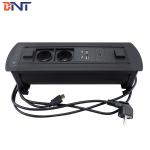 Conference Multi-function Tabletop Hidden Rotating Power Socket Connection Box