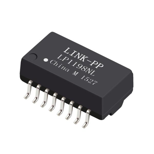 Cheap PCB RJ45 Lan Transformer , 16Pins Magnetics Transformer Module  XFATM9B1 for sale
