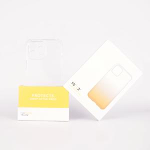 Best custom eco-friendly package boxes lid and base packaging box for cell phone case wholesale