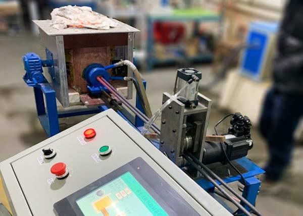 Cheap 1-20KHZ Upward Continuous Copper Rod Casting Machine Intelligent Control for sale