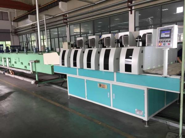 Cheap 20m/Min 5 Imported Lamps Led Uv Curing Floor Machines 1320mm Width for sale