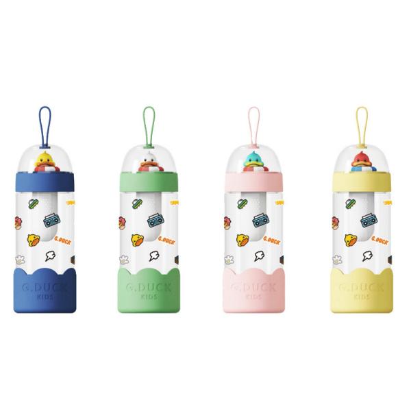 Cheap Personalized 500ml Glass Drinking Bottles Juice Fruit Lockable Infuser Bottle for sale