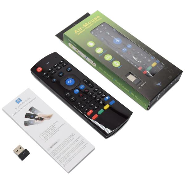 Cheap IR Learning Remote Wireless Air Mouse , Android Tv Box Mouse Keyboard With IR Copy Function for sale