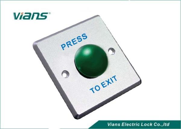 Cheap 86 * 86 * 20mm Green Mushroom Push Button NO / COM With 1 Year Warranty for sale