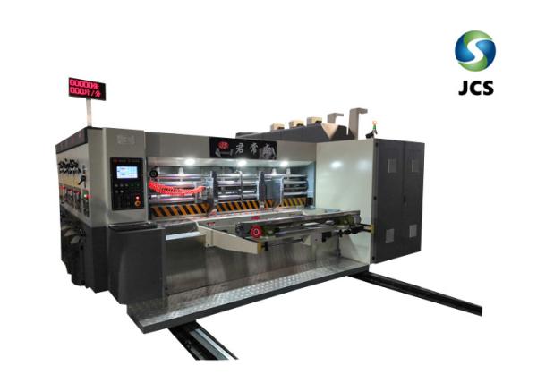 Cheap Pneumatically Locked Corrugated Box Printing Machine 200 Pcs / Min High Precision for sale