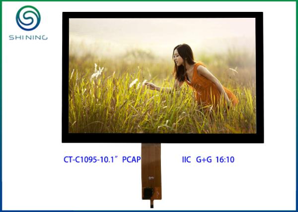 Cheap IIC Interface PCT Projected Capacitive Touch Screen , 10.1" LCD Panel With GT928 for sale