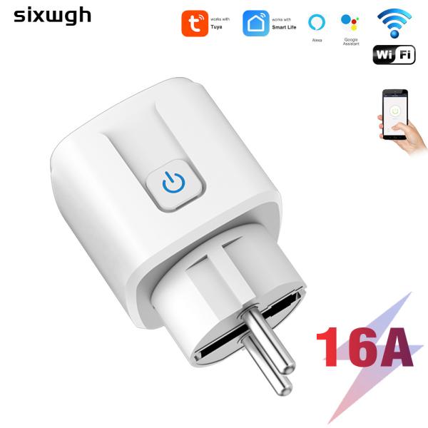 Cheap Tuya Wifi Smart Socket Plug With Countdown / Timing Function for sale