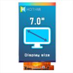 7.0 inch TFT LCD display module/1200x1920 dot matrix IPS full-view color screen