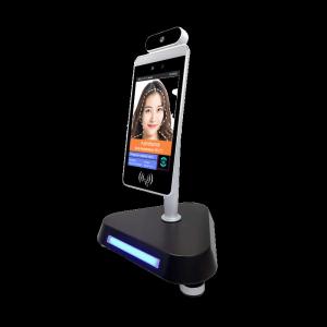 Best New Standing Android Kiosk screen Face Recognition Thermal Infrared Temperature Scanning Terminal wholesale