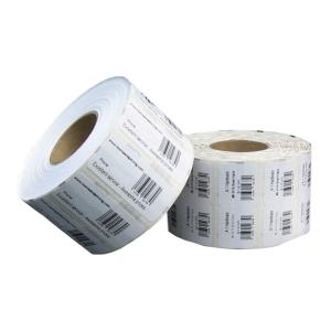 China RFID Tag Sticker Custom Packaging Labels Bar Code Stickers For Retail Store on sale