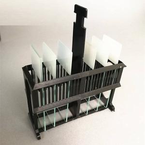 Histology Tissue Slide Glass Staining Jar Staining Rack Pathology microscope slide staining jar and rack