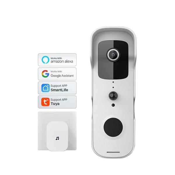 Cheap 2MP Smart Wireless Doorbell With 1080P Camera Tuya APP Doorbell for sale
