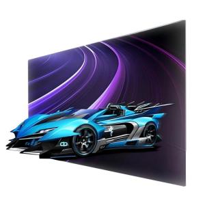 Android Operating System Transparent Oled Display Digital Signage with 8 Array Mic