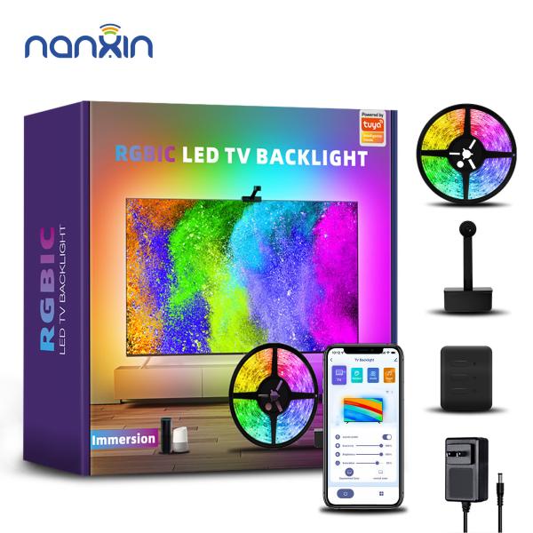 Cheap Voice Control Ambient LED TV Backlight Sync 2.4GHz Wireless Type for sale