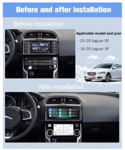 China AC Panel for Jaguar XE XF (2015-2020) 10inch LCD Climate Control Screen with Conditioning Temperature Control Knobs on sale