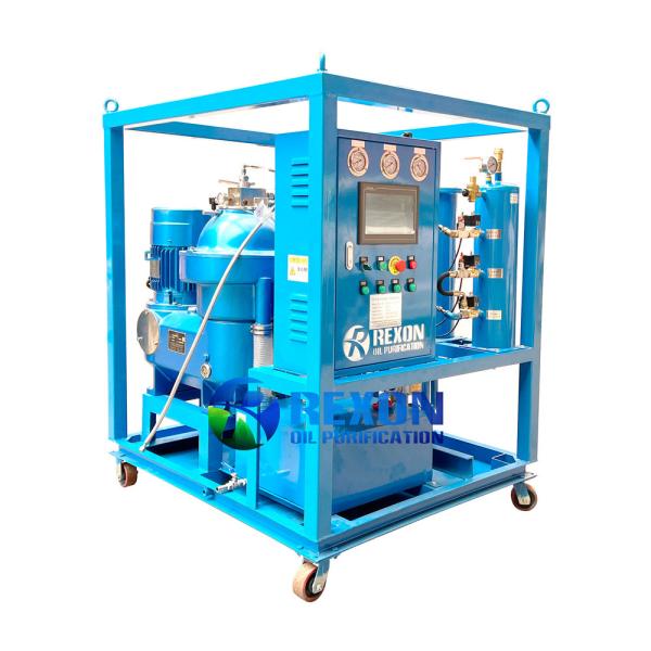 Cheap PLC Automatic Self-Discharging Type Centrifugal Oil Separator Purifier with Frame Structure and Lifting Holes for sale
