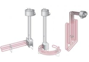 Tubular Element PTFE Over The Side Tank Heater , Immersion Over The Side Heater