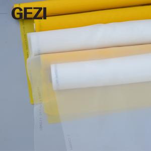 China 90T yellow screen printing screen, polyester screen printing screen for oval printing PCB and T-shirt printing on sale