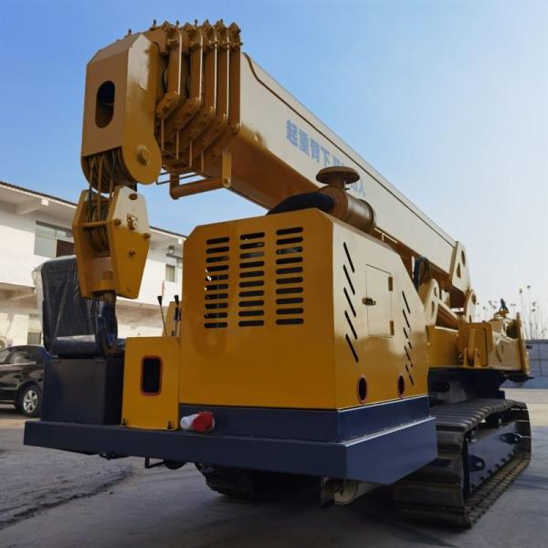Cheap 21 Meters Boom Mobile Spider Crawler Crane 12 Ton For Heavy Loads for sale
