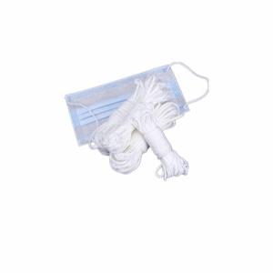 Lastic Design Elastic Ear Loop 3 / 5mm Round Face Mask White Elastic String