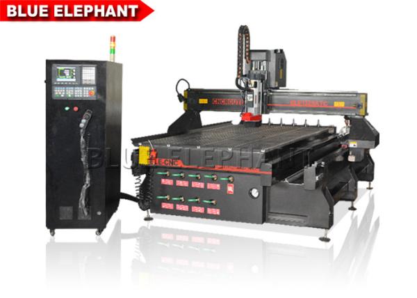 Cheap Furniture Making Computerized Woodworking Machines , 4 Axis Atc Cnc Router With Rotary for sale