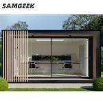 Aluminium Glass Sliding Windows With Inserted Blinds Built-In Shutter Privacy