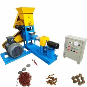 China Mini Floating Fish Feed Pellet Extruder Machine 15kw on sale