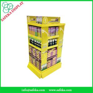 China 4 side Paper displays Promotion cheap custom pop up cardboard display stand  floating shelf for tooth brush on sale