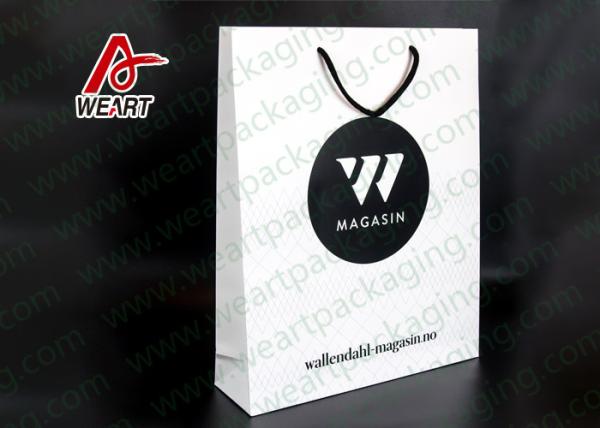 Cheap Environmental Custom Printed Paper Bags Paper Sacks With Handles for sale