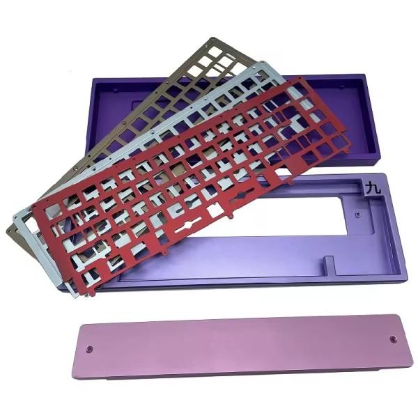 Cheap Customized Product Manufacturer Cnc Processing Machining Peek Plastic Aluminum Metal Mechanical Keyboard Enclosure Case for sale